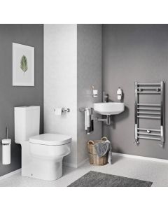 Kai S Compact Seat for Close Coupled WC - White