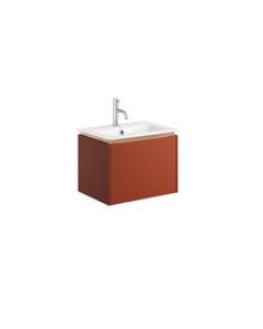 Mada Soft Clay 500mm Wall Mounted Vanity Unit - Red 