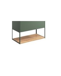 Mada Wall Mounted Rectangular Shelf & Frame Sage Green 700mm