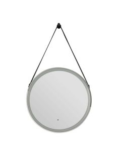 Amberley Illuminated Mirror Circular 590mm Black