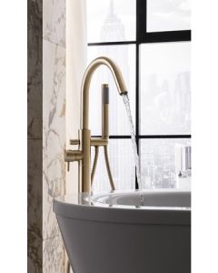 Crosswater MPRO Bath Shower Mixer w/ Handset Brushed Brass