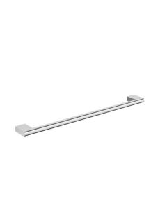 MPRO Wall Mounted Round Single Towel Rail in Chrome 