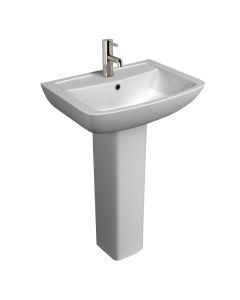 SW6 Pure 550 1TH Basin and Pedestal