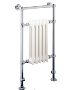 Regent Traditional Towel Rail White 940 x 500mm