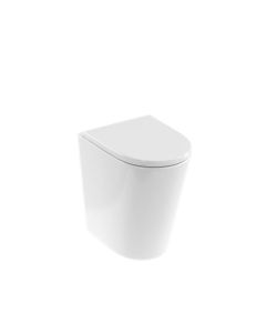 Sphere Tall Rimless Back To Wall Pan & Soft Close Seat
