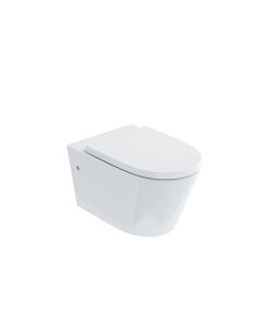 Sphere Rimless Wall Hung Round Soft Closing Pan & Seat