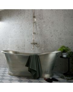 BC Designs Copper Boat Bath With Tin Finish 1500 x 700mm