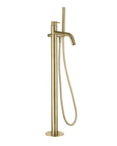Contemporary Style - 3ONE6 Bath Shower Mixer Brushed Brass 