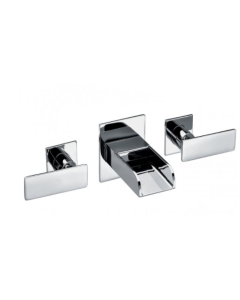 Just Taps Cascata Concealed Bath Filler - Chrome Finishing