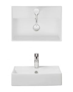 Turin 500mm Countertop Basin with 1 Tap Hole