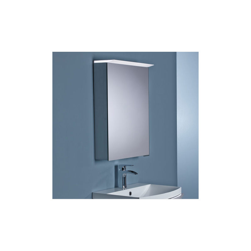 Roper Rhodes Vantage 700 X 500mm, Slimline Bathroom Mirror Cabinet With Shaver Socket