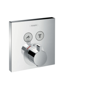 Hansgrohe Select Chrome Concealed Thermostatic Shower Valve With 2 Outlets