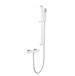 SW6 Pure Thermostatic Exposed Bar Shower with Adjustable Slide Rail Kit Option 5