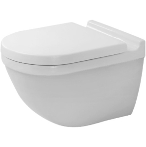 Duravit Starck 3 Wall Hung WC Pan With Hidden Fixings  White