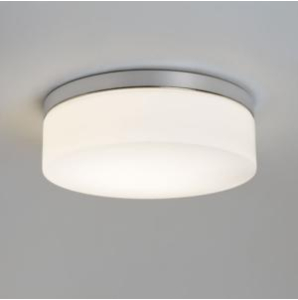 Astro Lighting Sabina 280mm Bathroom Ceiling Light Chrome Finish With White Opal Glass Diffuser