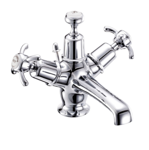 Burlington Anglesey 1 Tap Hole Basin Mixer With Pop Up Basin Waste
