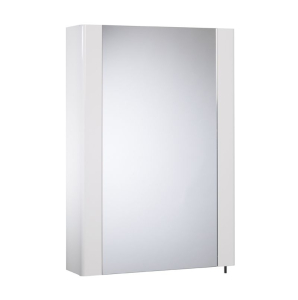Tavistock Detail 650 x 475mm Single Door Bathroom Mirror Cabinet - White
