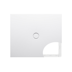 Bette Floor T1 1400 X 750mm Square White Steel Wet Room Shower Tray Inc Support And White Waste