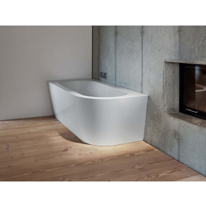 Bette Starlet Iv Silhouette 1750 X 800mm Double Ended Steel Bath No Tap Holes With 1 Rounded Corner
