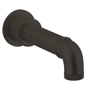 Crosswater MPRO Industrial Wall Mounted Bath Spout Only Carbon Black