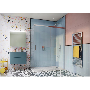Crosswater Design 900mm Side Panel For Sliding Shower Door 
