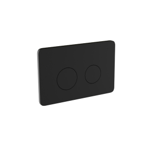Saneux FLUSHE matt black dot flush plate 