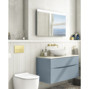 Glide II Ambient Lit Mirror 800 x 600mm With Demister
