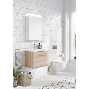 Crosswater Image 505 x 750mm Led Mirror Bathroom Cabinet