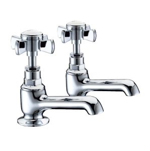 Traditional Chrome Basin Taps (Pair)
