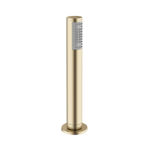 Crosswater MPRO Follow Me Round Shower Handset And Hose Brushed Brass