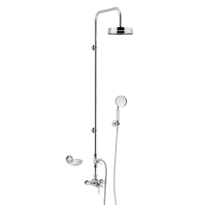 Heritage Somersby Exposed Thermostatic Valve With Rigid Riser And Handset