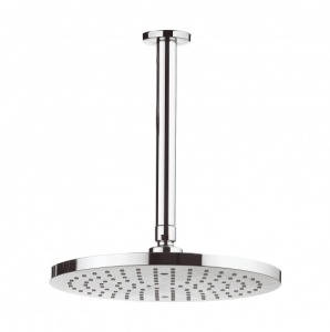 Crosswater Essential Fusion 250mm Round Fixed Head With 200mm Ceiling Arm