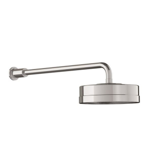 Lefroy Brooks Ten Ten Shower 8" Rose With Long Arm - Chrome