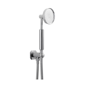 Crosswater Waldorf Chrome Shower Handset, Wall Outlet And Hose